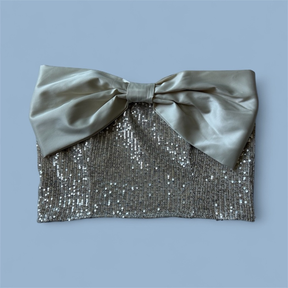 Wildfox Silver Sequin Crop Top
This is a JUNIORS size L - runs small